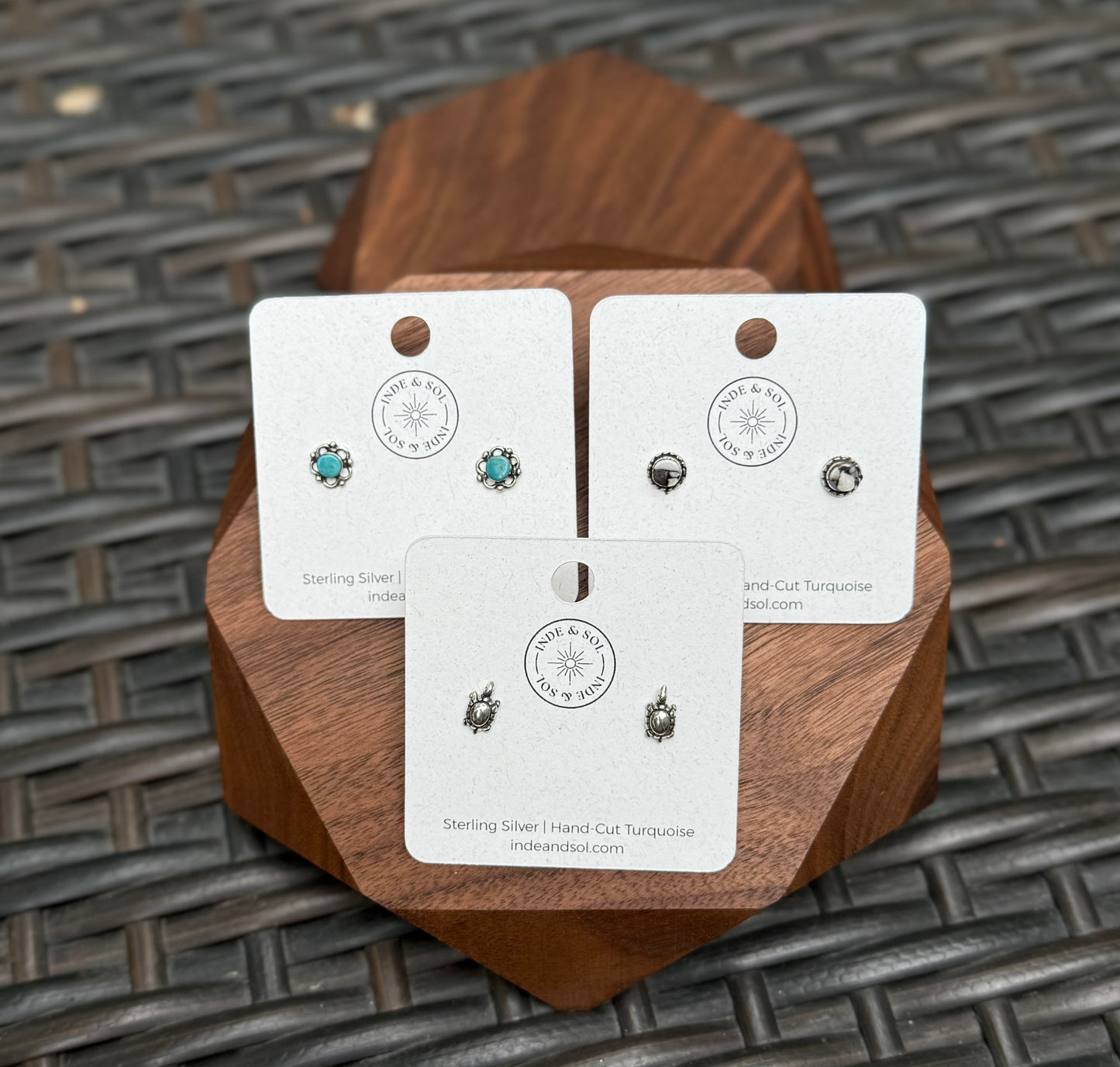 Sterling Silver Turtle Studs