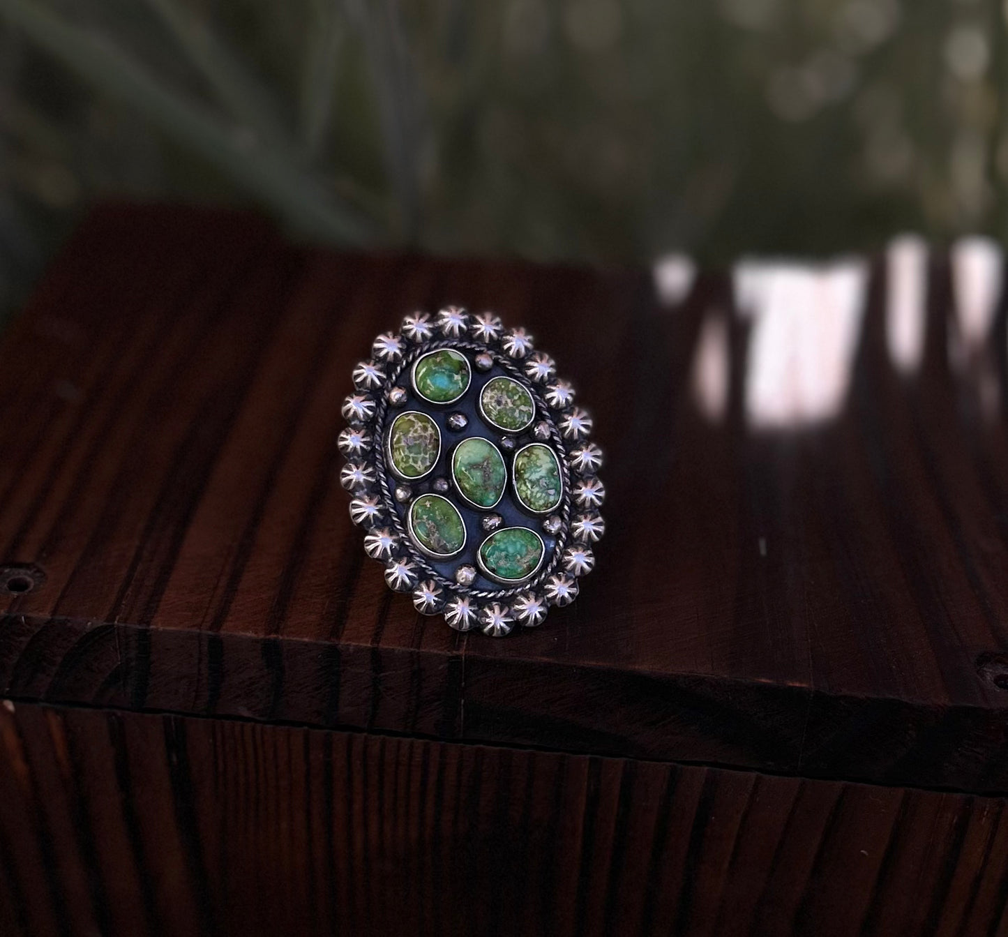 Samuel Yellowhair Statement Ring, size 8