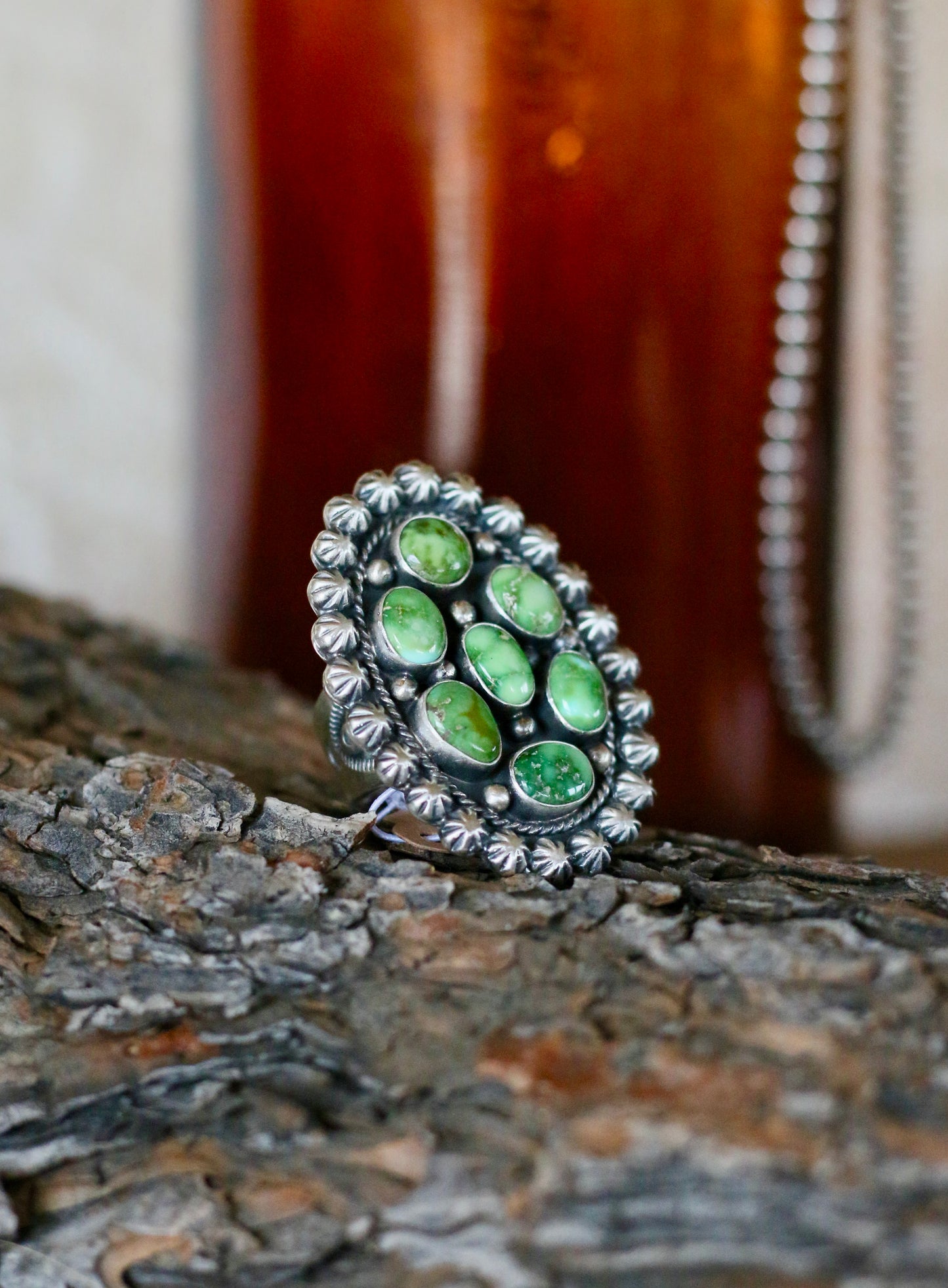 Samuel Yellowhair Statement Ring, size 8
