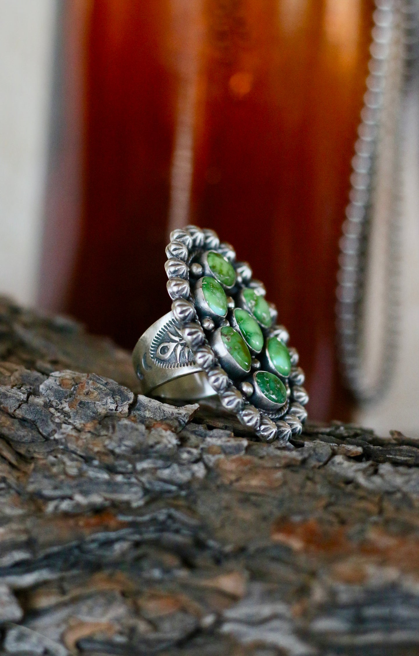 Samuel Yellowhair Statement Ring, size 8