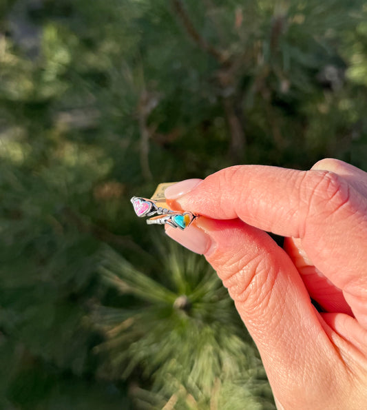 Mini Heart Stone Ring | Size 5