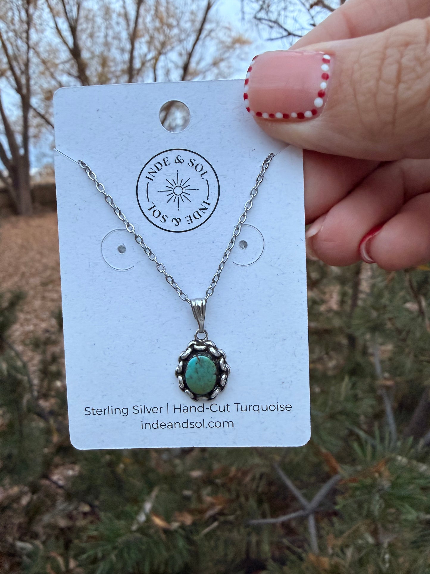 Turquoise Oval Necklace