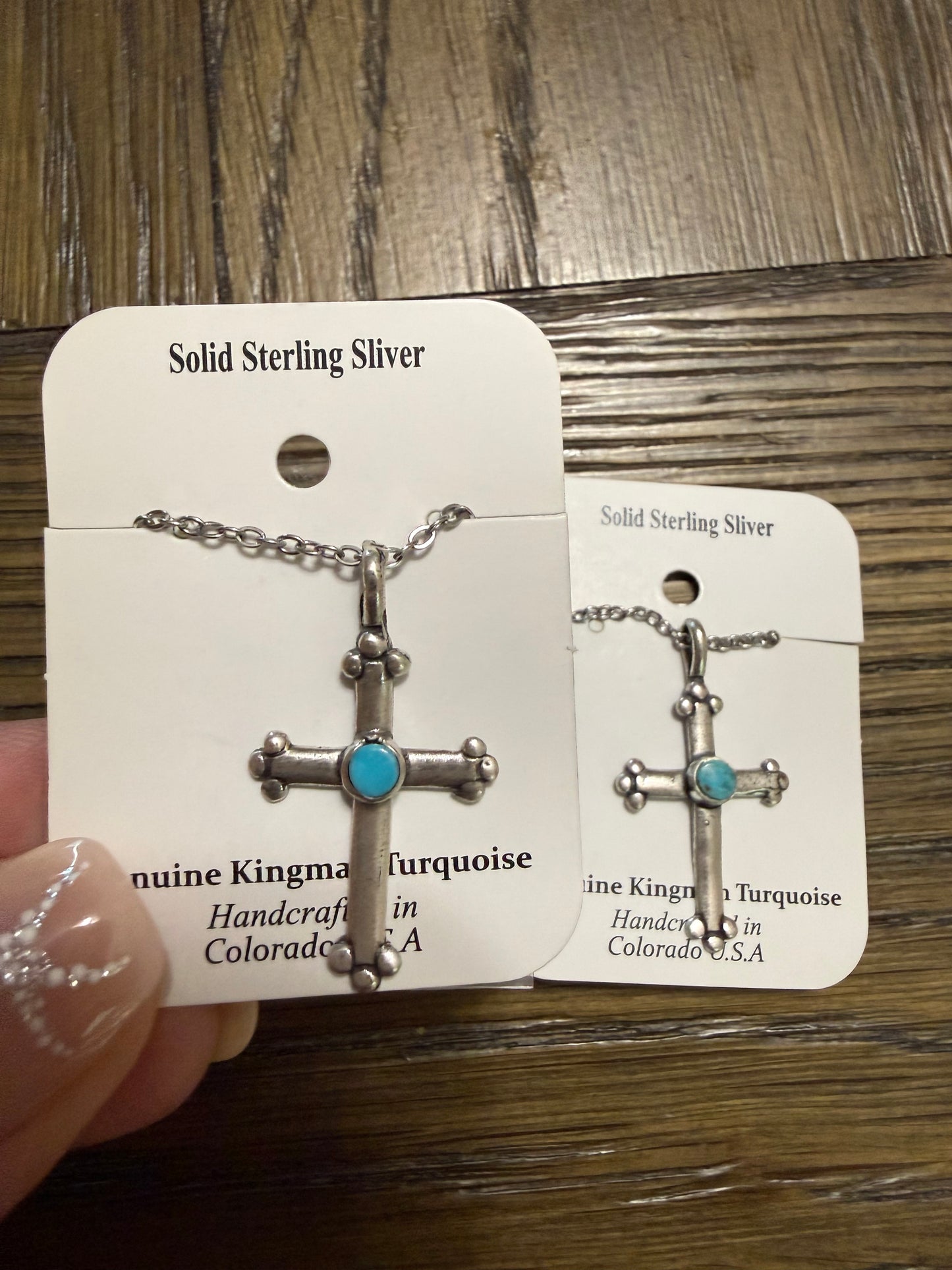Sterling Silver Cross Pendant Necklace
