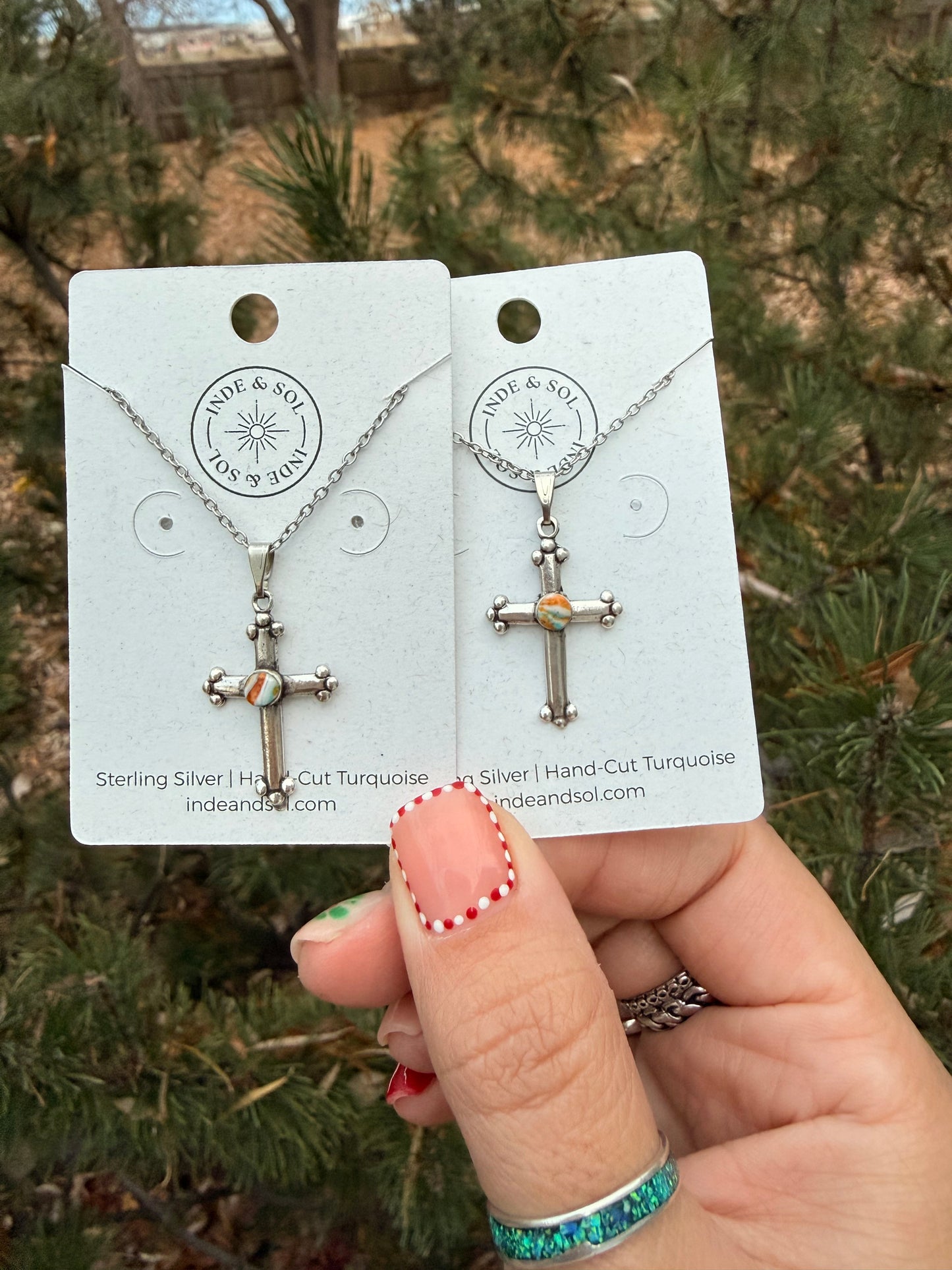 Sterling Silver Cross Pendant Necklace