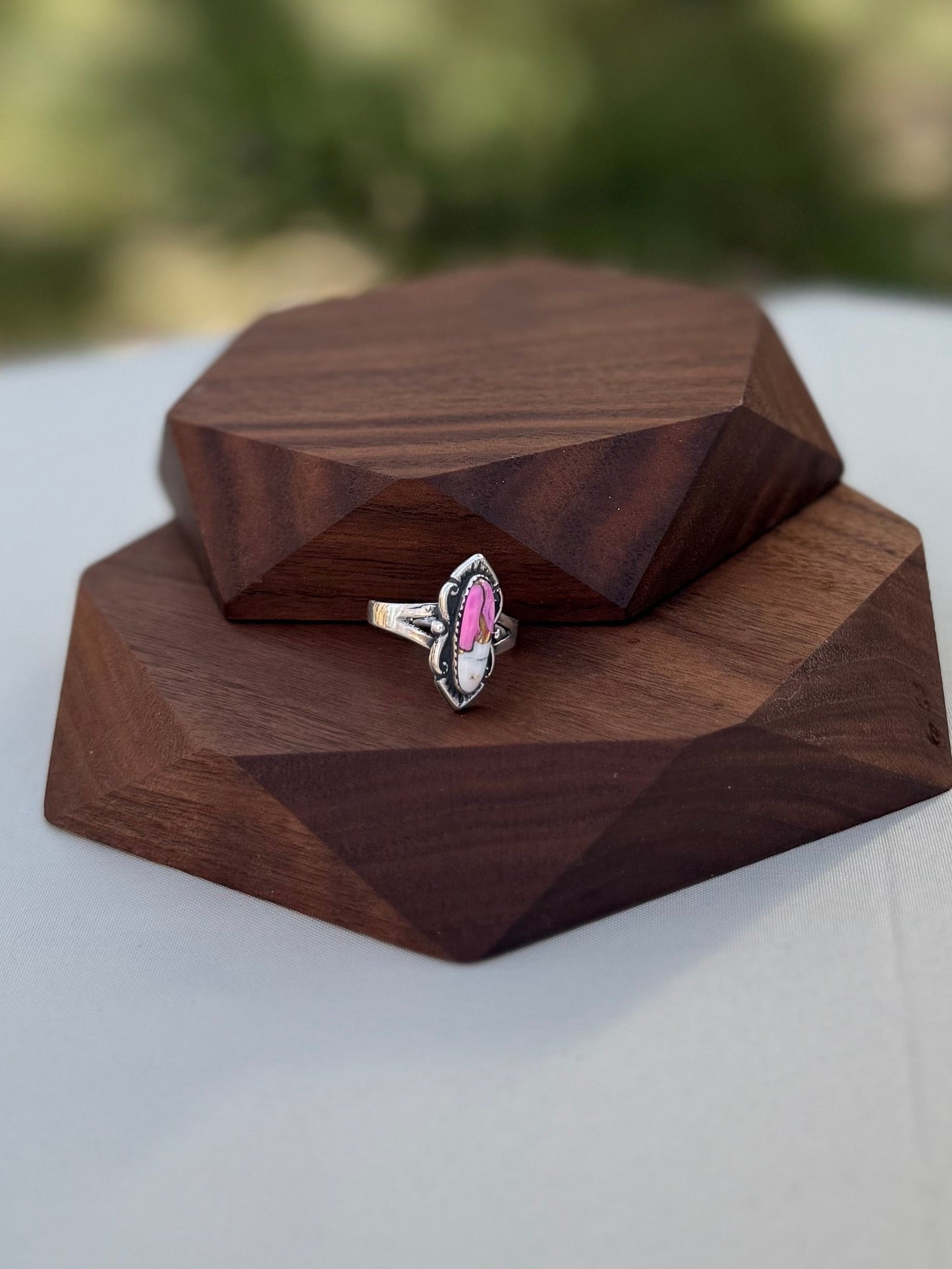 Cotton Candy Mojave Ring – Size 7.5
