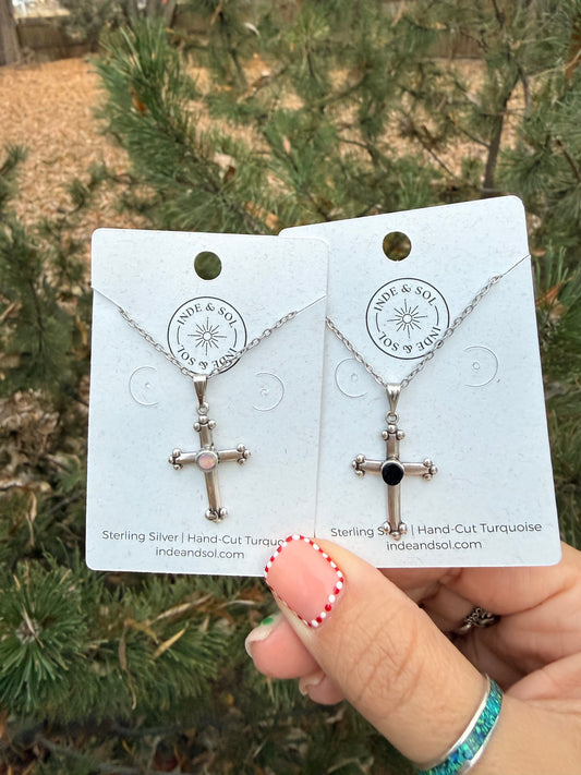Sterling Silver Cross Pendant Necklace