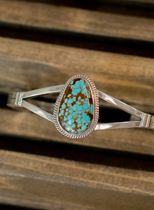 Turquoise with Brown Matrix Bracelet - Burt Francisco