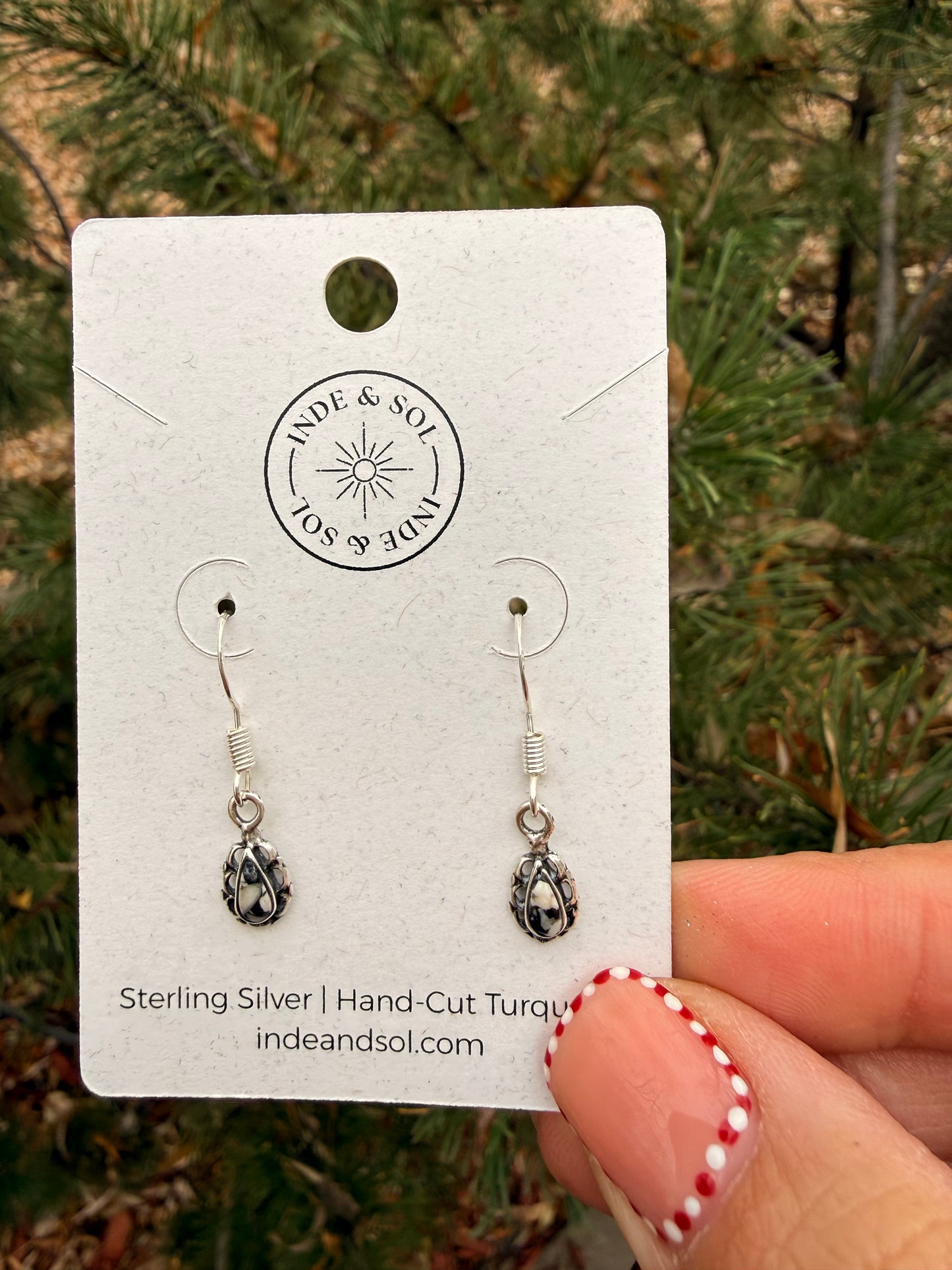 Sterling Silver Teardrop Dangle Earrings