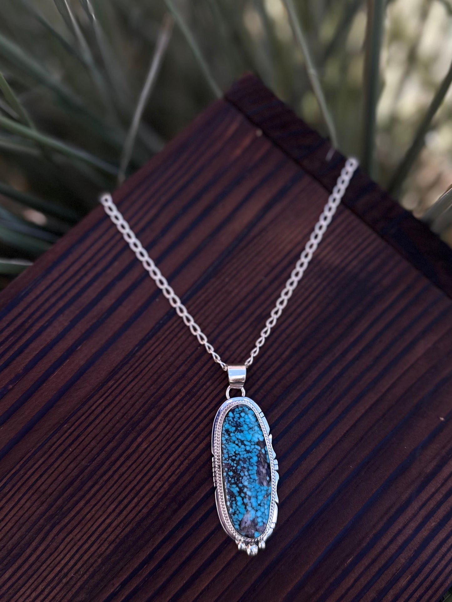 #8 Turquoise Pendant Necklace