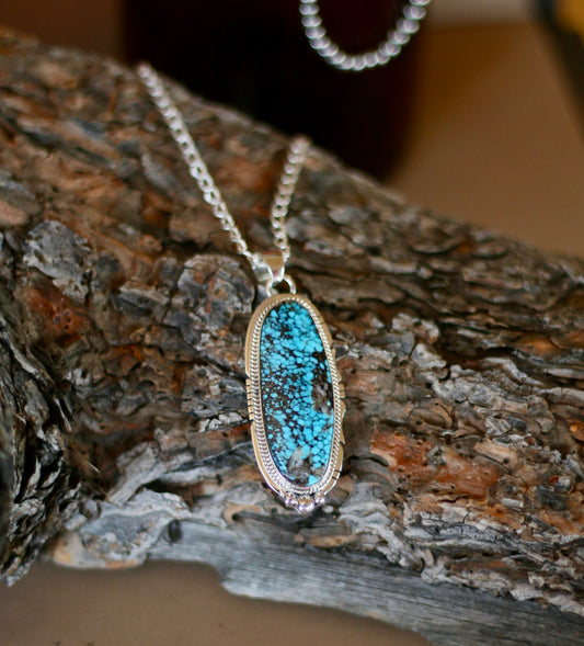 #8 Turquoise Pendant Necklace
